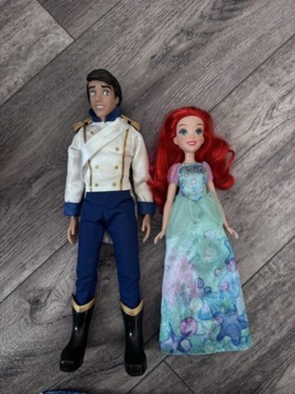 Disney the Little Mermaid Doll Set Ariel And Prince Eric